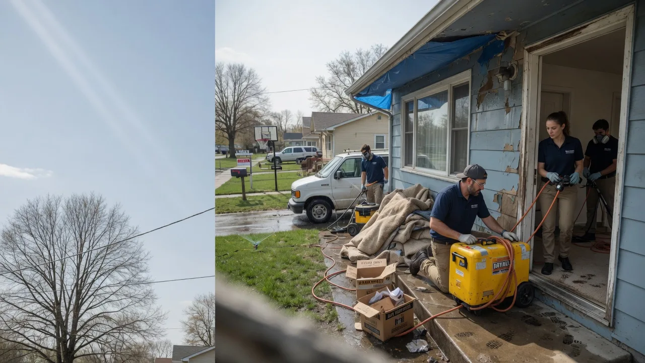 Basement Flood Cleanup in Davy, WV near me